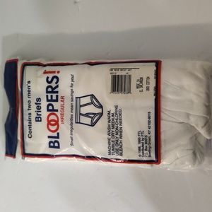 Vintage 90s Bloopers Irregular Cotton Briefs 2 pack Men's XL Size 42-44 New